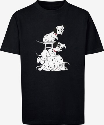 ABSOLUTE CULT Shirt '101 Dalmatiner' in Zwart: voorkant
