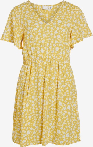 VILA Summer Dress 'CELINA' in Yellow: front