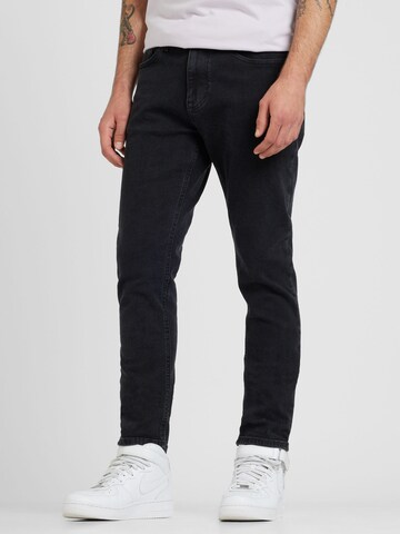 Tommy Jeans - Slimfit Vaquero 'AUSTIN' en negro: frente