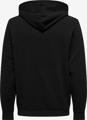 Only & Sons Sweatshirt 'Lenny' in Schwarz