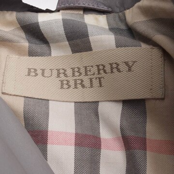 BURBERRY Lederjacke / Ledermantel M in Grau