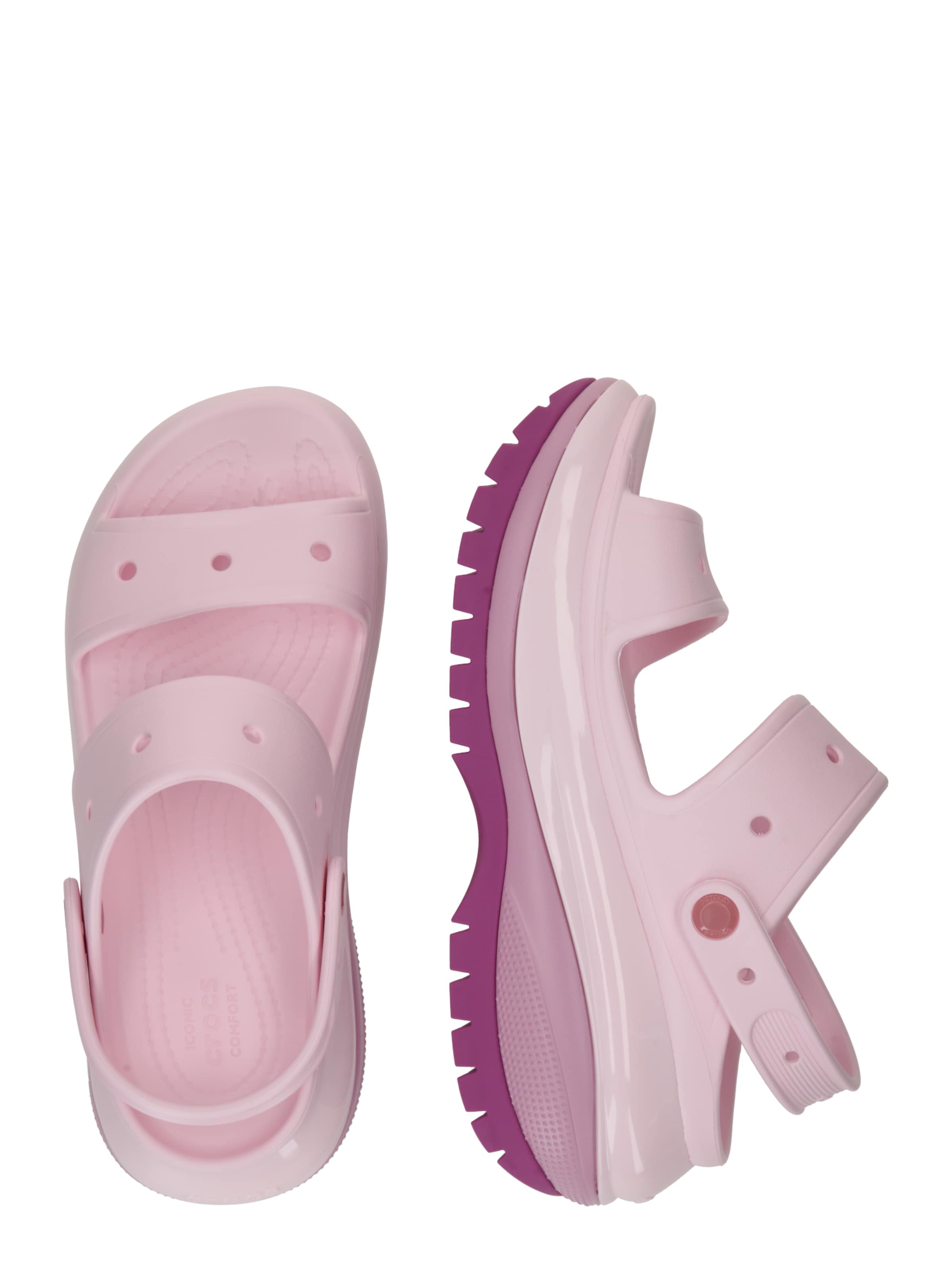 purpurinė Crocs Sandalai 'Mega Crus'