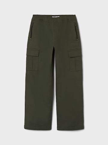 NAME IT Loose fit Trousers 'Berlin' in Green