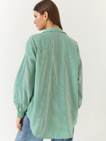 Bianco Lucci Blouse in Green
