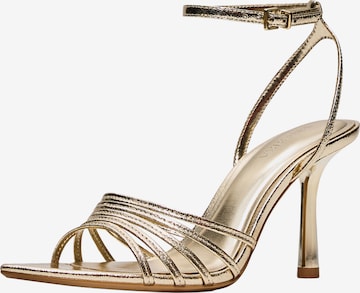 Bershka Remmisandaalit värissä kulta: etupuoli
