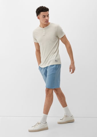 QS Regular Shorts in Blau