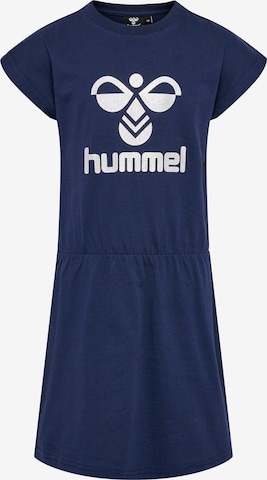 Hummel Jurk 'FLOWY ' in Blauw: voorkant