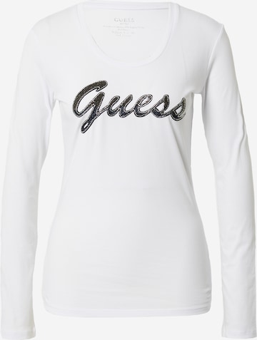 Maglietta 'Adriana' di GUESS in bianco: frontale