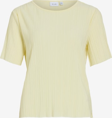 VILA T-shirt 'VIPLISA' i gul: framsida
