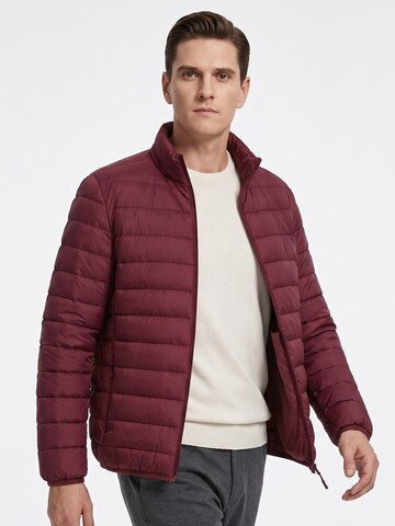 ALLTHEMEN Winterjas 'Stichwerk' in Rood