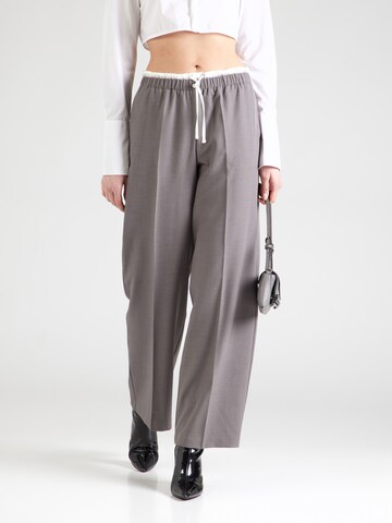 ONLY - Pierna ancha Pantalón 'ONLMARINE' en gris: frente