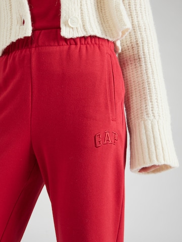 Effilé Pantalon GAP en rouge