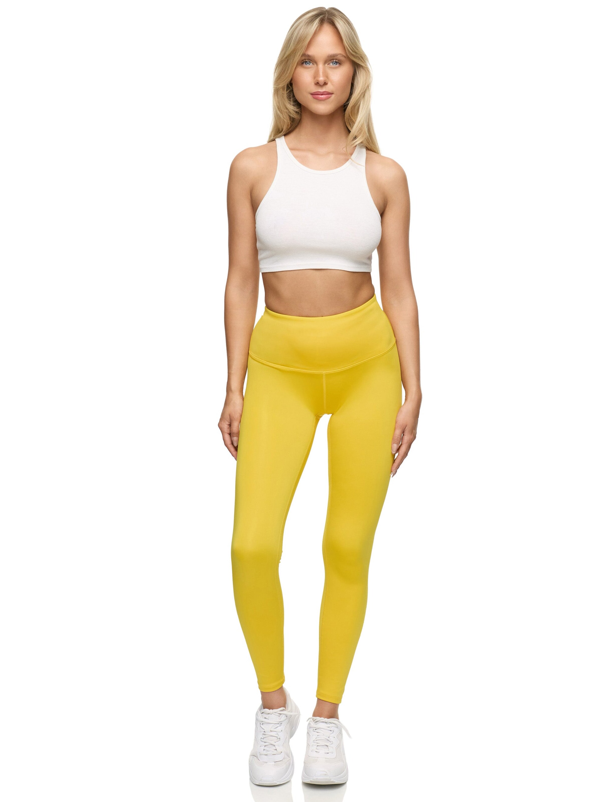 Tazzio - regular Leggings 'F302' en amarillo