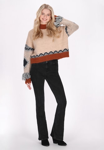 IZIA - Jersey en beige