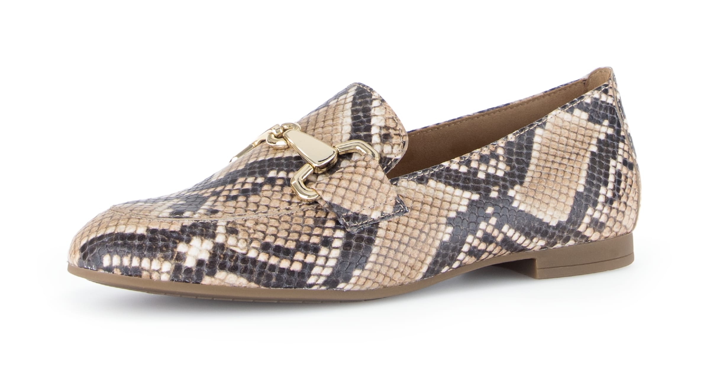 GABOR Classic Flats in Beige: front