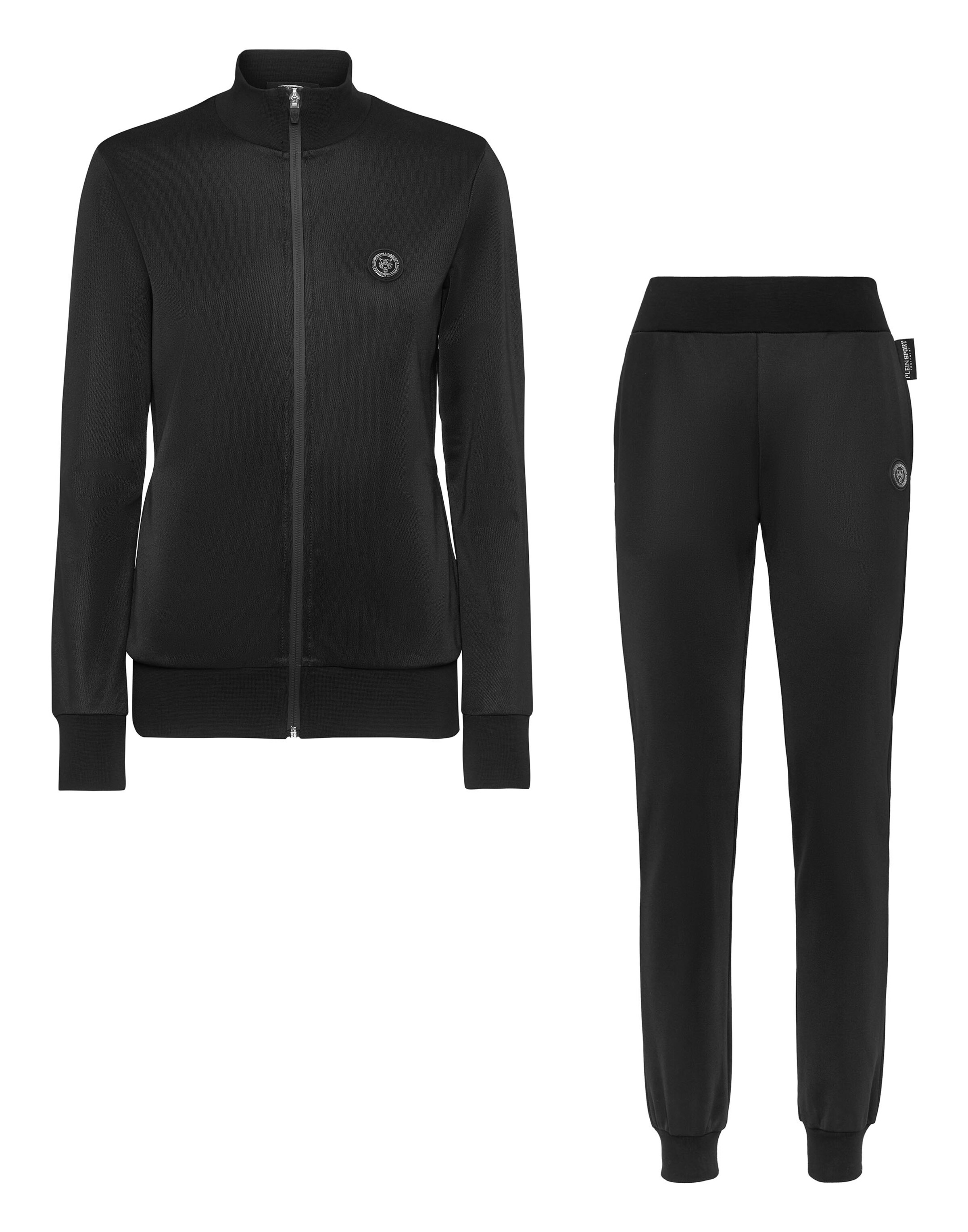 Plein Sport - Fato de treino em preto: frente