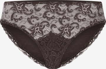 Hanro Panty ' Moments ' in Brown: front