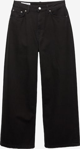 Pull&Bear Baggy Farkut 'TIRO MEDIO' värissä musta: etupuoli