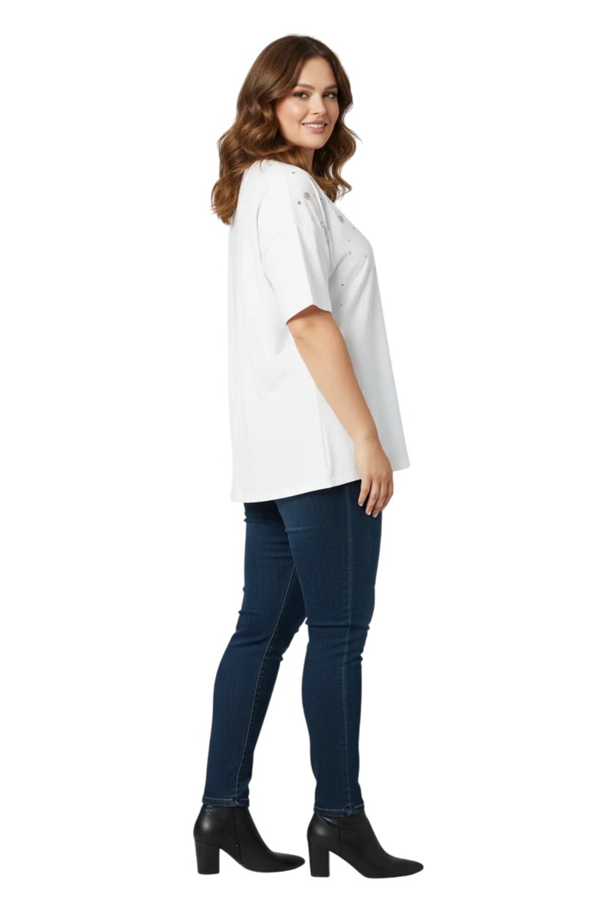 Shape Of You Shirt in Wit