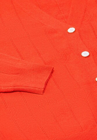 Cardigan SANIKA en orange