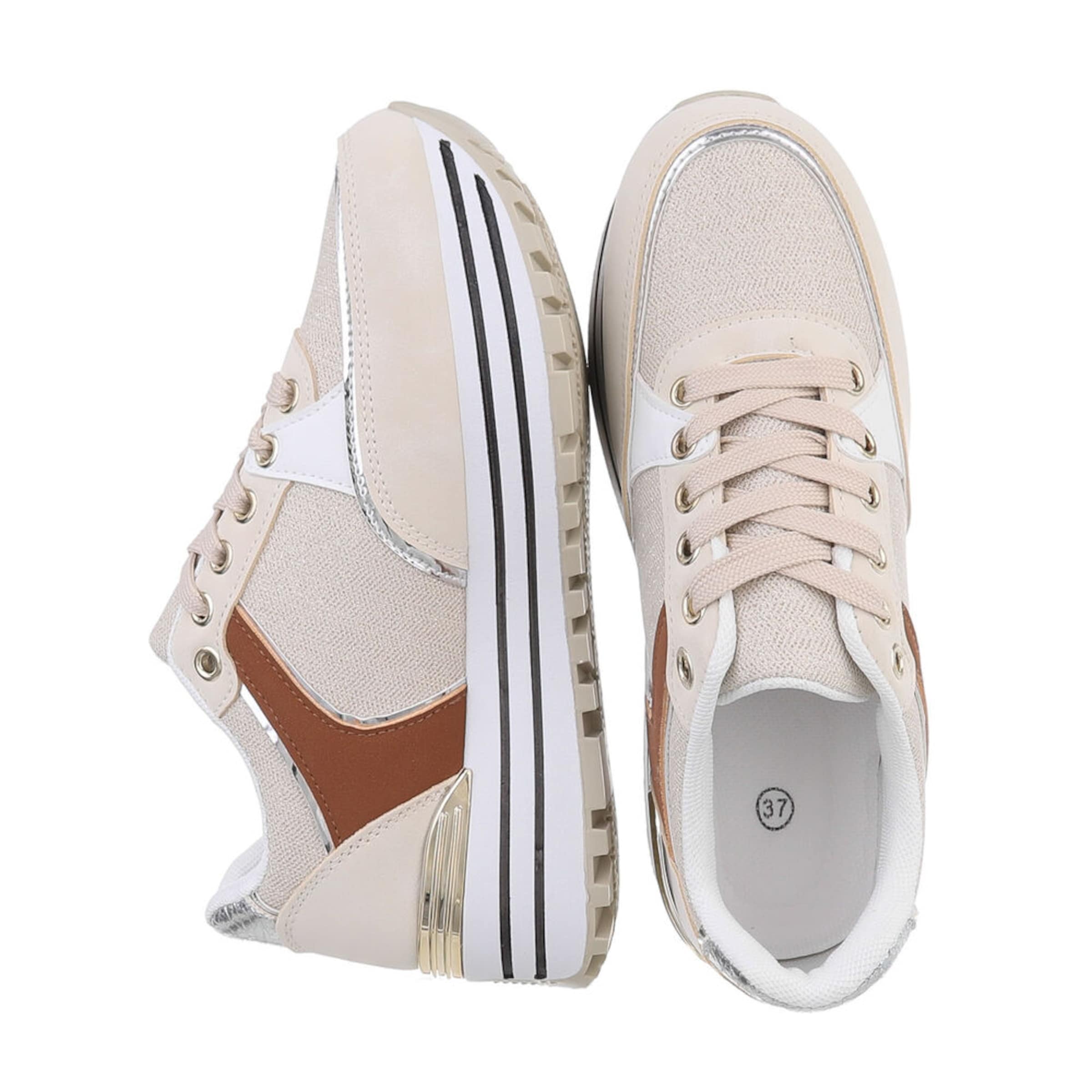 Ital-Design Sneakers in Beige