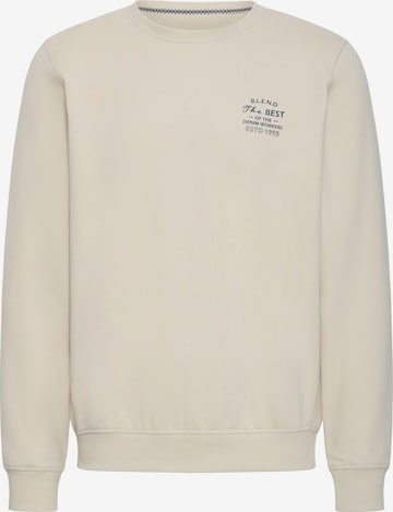 BLEND Rundhalspullover ' BHSweatshirt ' in Beige: Vorderseite
