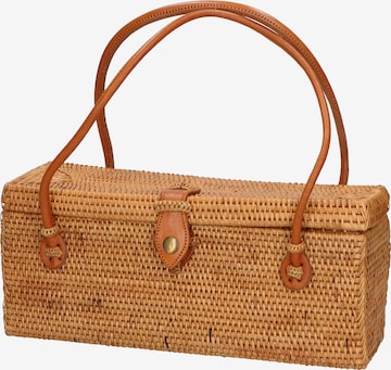 Sac de plage Gave Lux en marron : devant