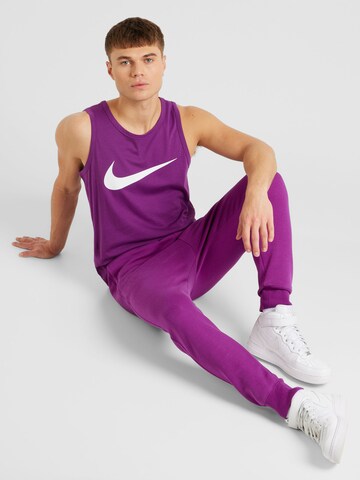 purpurinė Nike Sportswear Marškinėliai 'ICON SWOOSH'