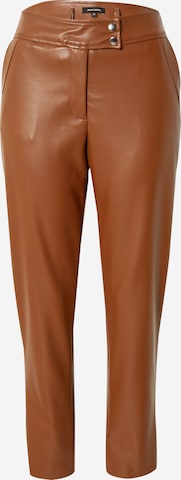 MORE & MORE Tapered Broek in Bruin: voorkant