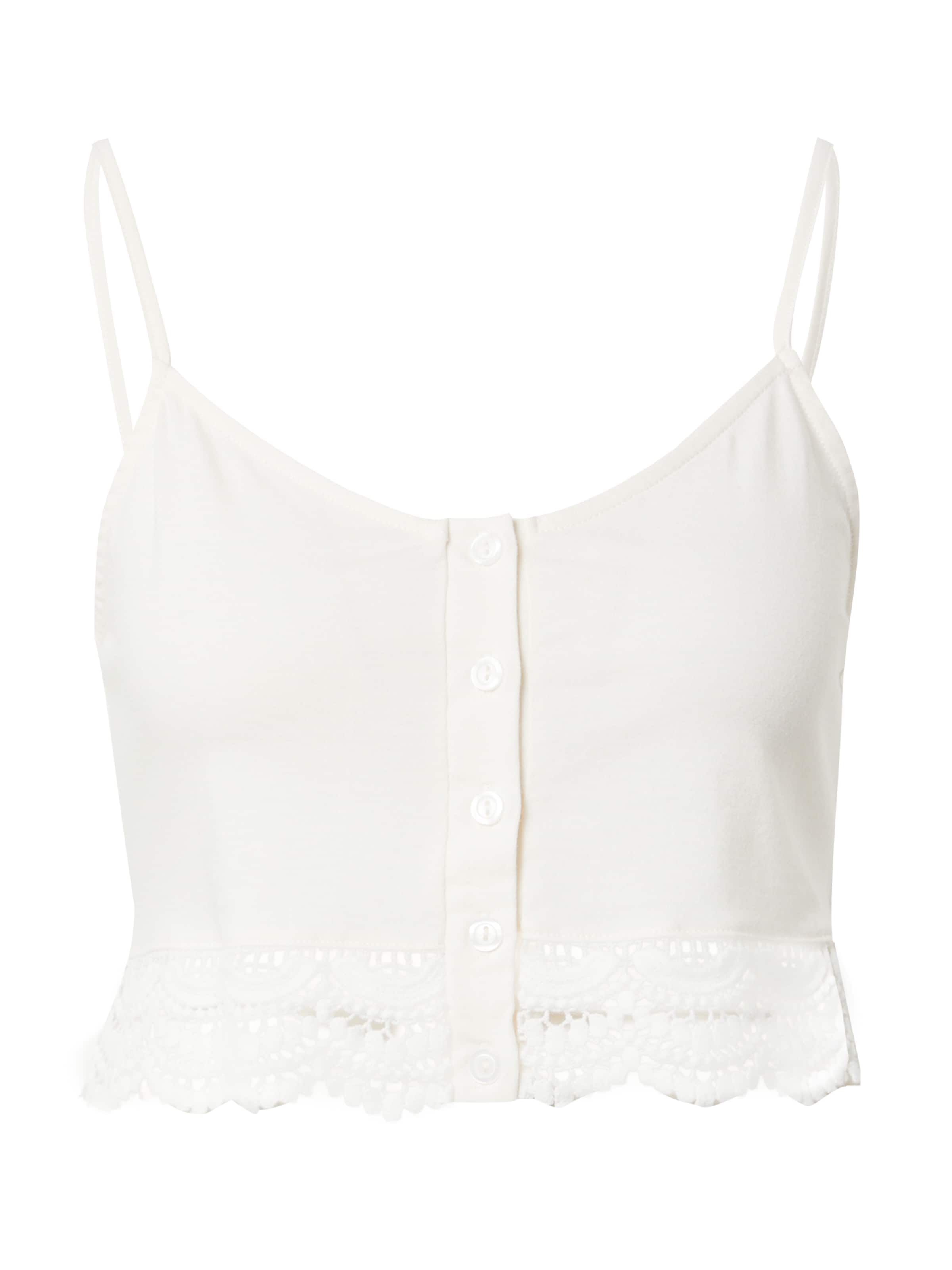 ABOUT YOU Топ 'Silva' в бяло: отпред