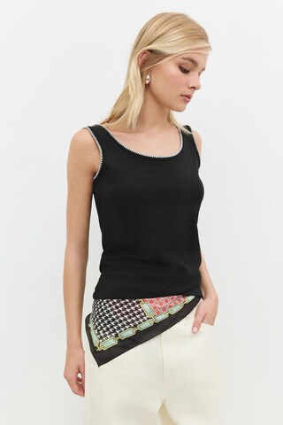 No Matter What Top in Black: front