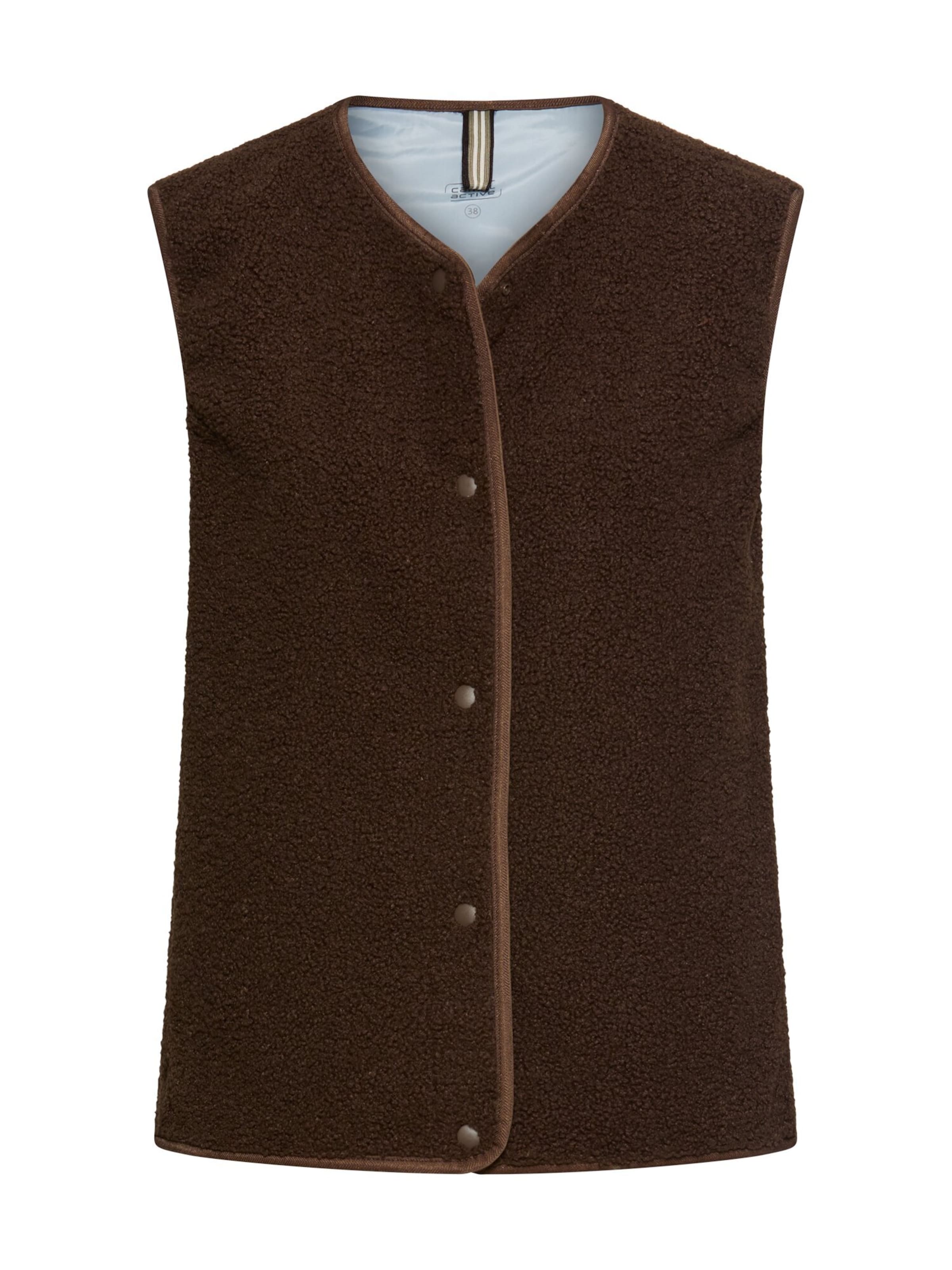 CAMEL ACTIVE Vest in Brown: front