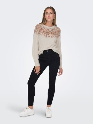 Pull-over 'ALINA' ONLY en beige