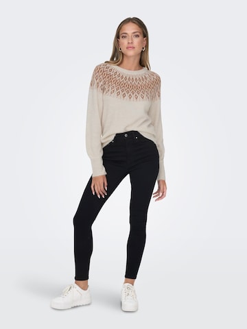 ONLY Sweater 'ALINA' in Beige