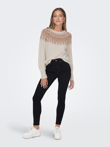 ONLY - Pullover 'ALINA' em bege