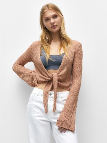 Pull&Bear Strickjacke in Pink: Vorderseite