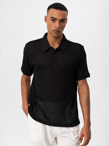 T-Shirt Antioch en noir : devant