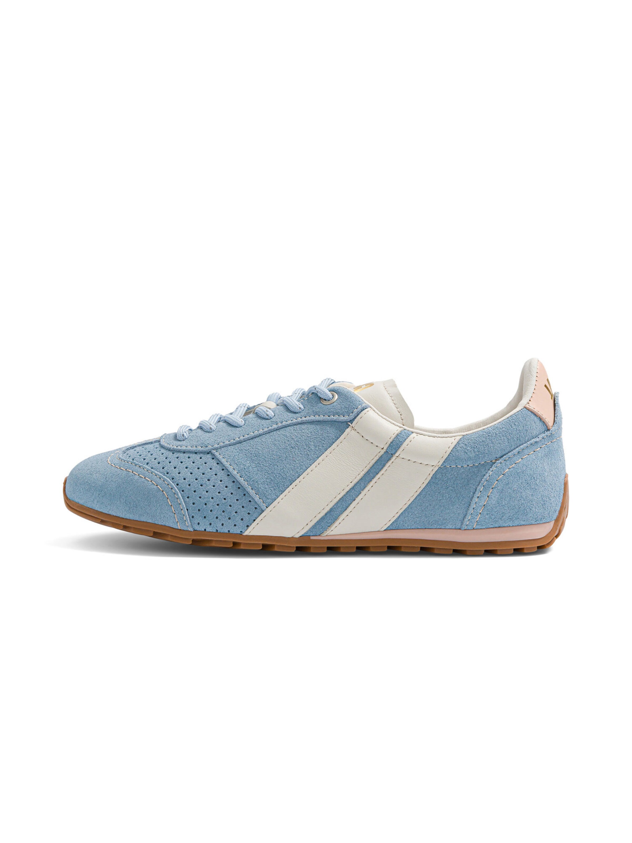 Caval - Sapatilhas slip-on ' BALLET ' em azul: lateral