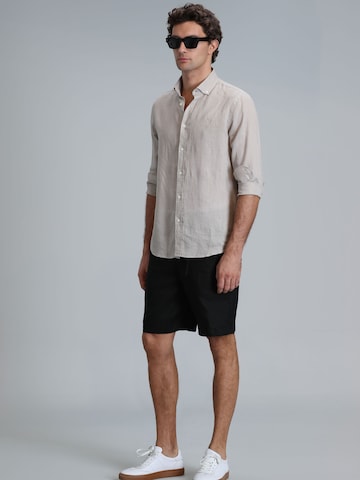 Lufian Slim fit Trousers 'ZEGLER' in Black