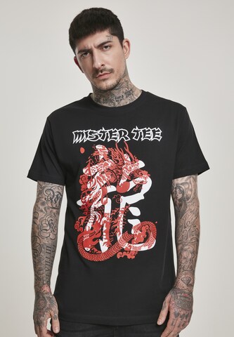 Mister Tee Shirt in Schwarz: Vorderseite