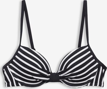 ESPRIT T-shirt Bikini Top in Black: front