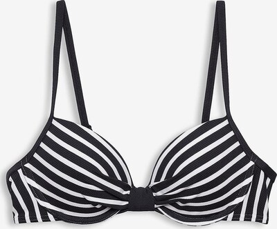 ESPRIT Bikinitop in schwarz / weiß, Produktansicht