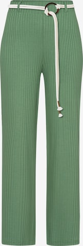 Les Lunes Flared Pants 'Lauren' in Green: front