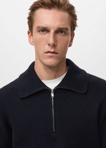 MANGO MAN Sweater 'Parkyd' in Blue