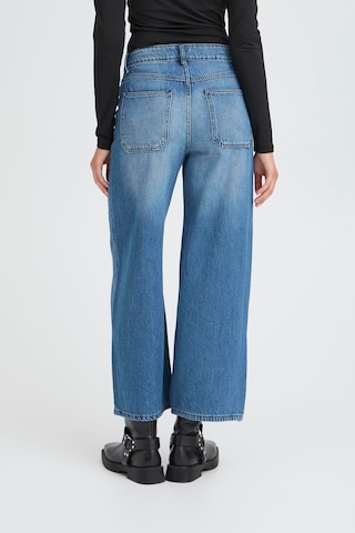 ICHI Wide Leg Jeans 'PAMMY ' in Blau