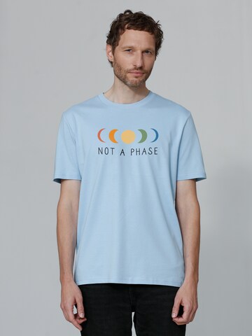 Watapparel Shirt ' Not a Phase ' in Blue: front