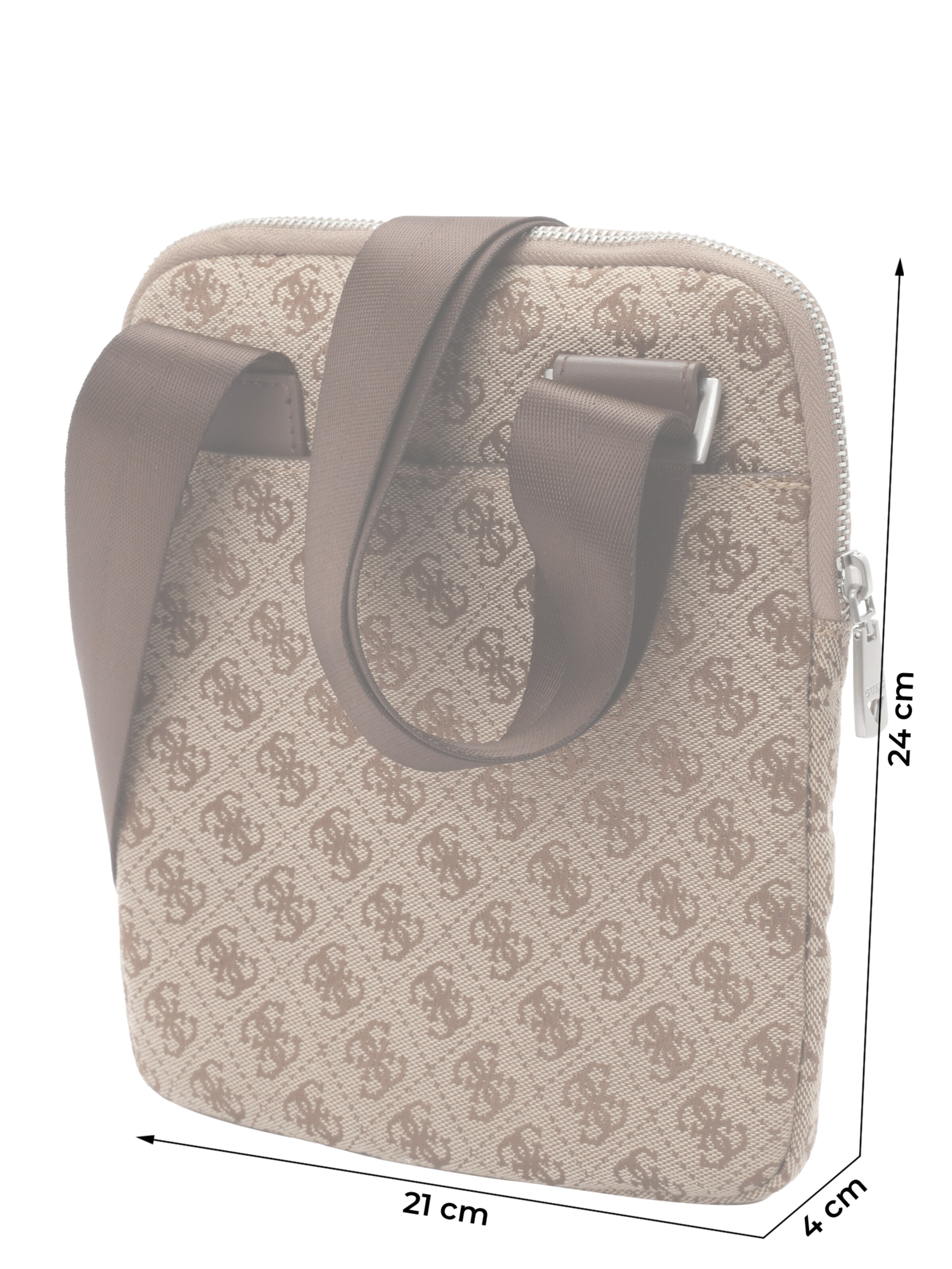 GUESS Umhängetasche 'Milano' in Beige