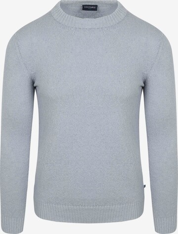 T-Shirt Suitable en bleu : devant