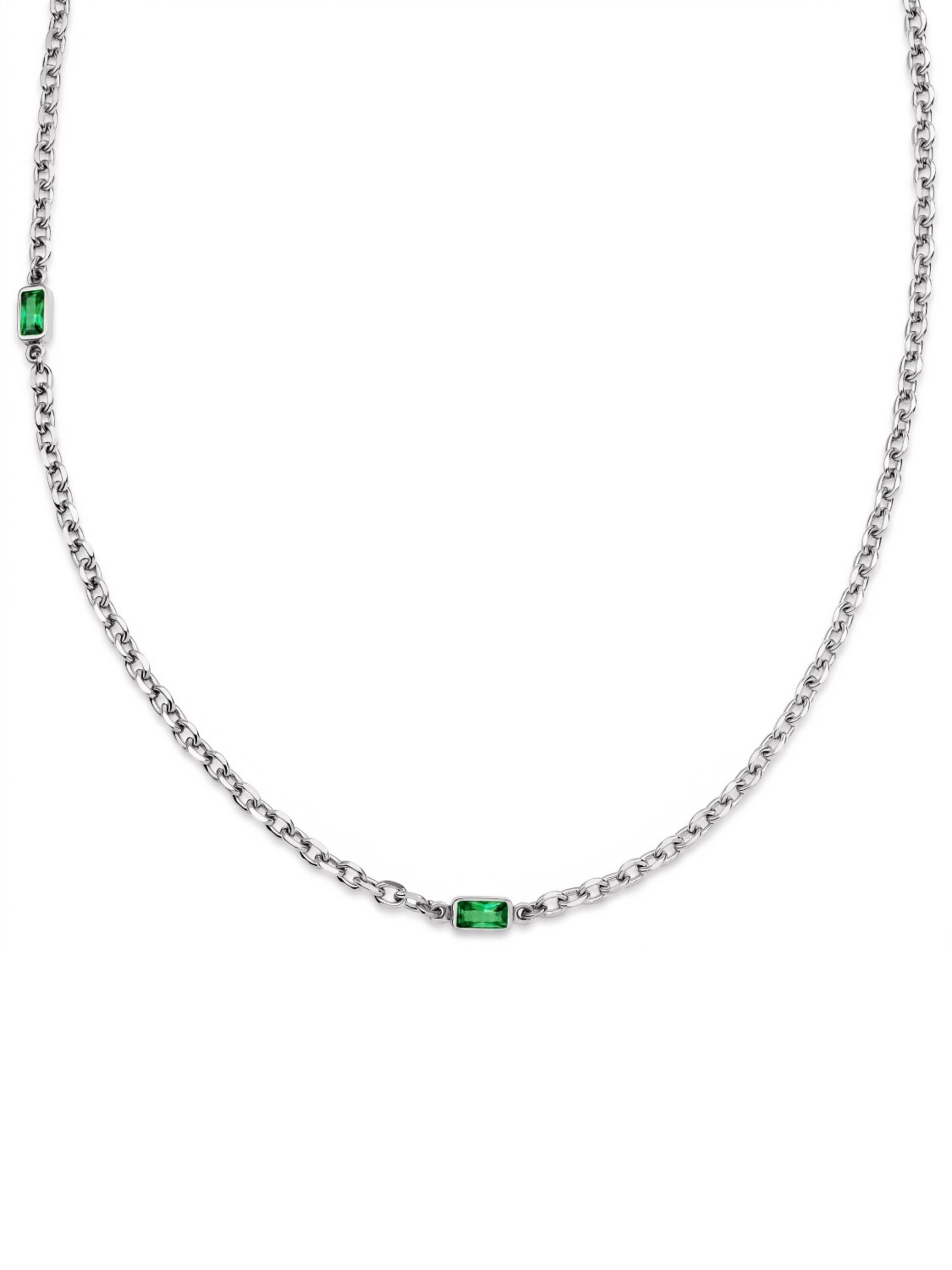 Arkai Necklace 'Prism' in Green: front