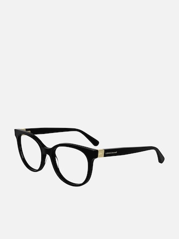 Longchamp - Gafas de sol en negro: frente